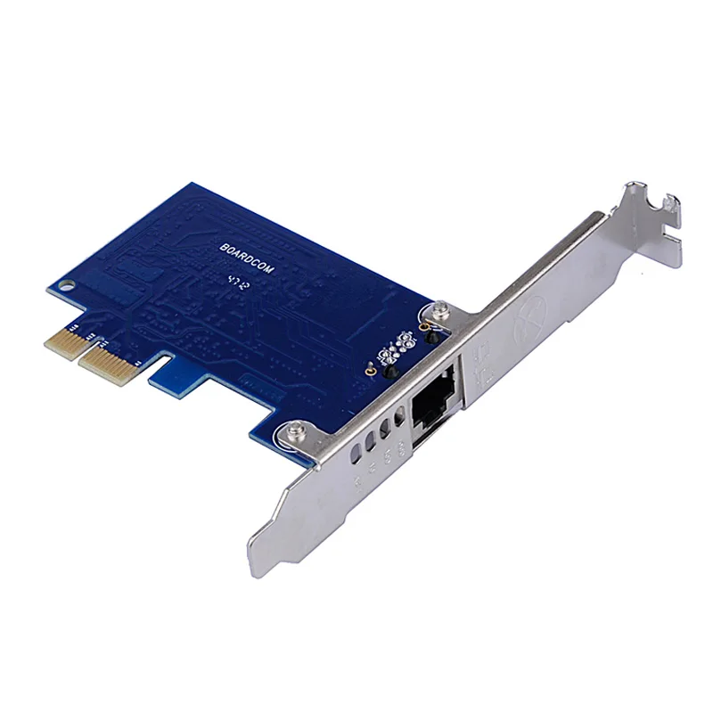 Сетевая карта Broadcom NetXtreme BCM5751/5721 10/100/1000 м гигабитная настольная PCI express RJ45 сетевая