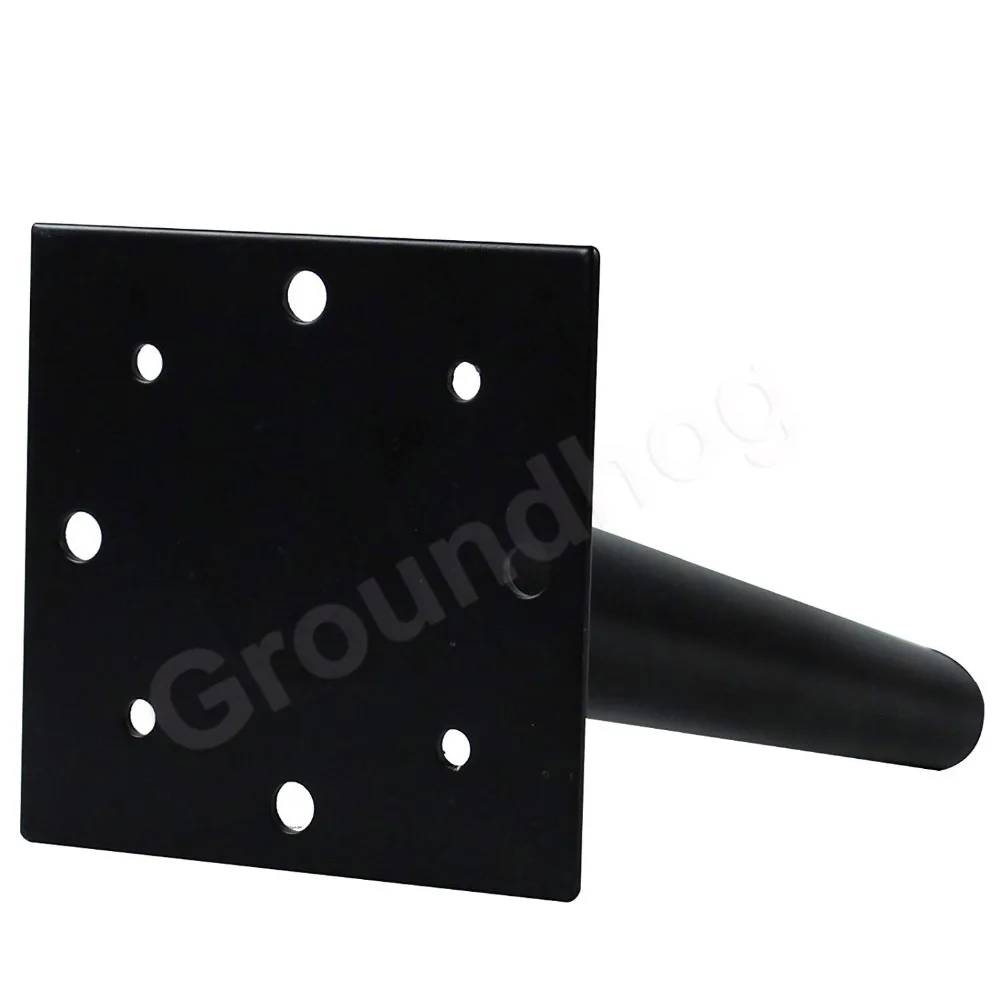 Мебельные ножки H = 295 мм 4 шт. матовые черные металлические для мебели дивана шкафа