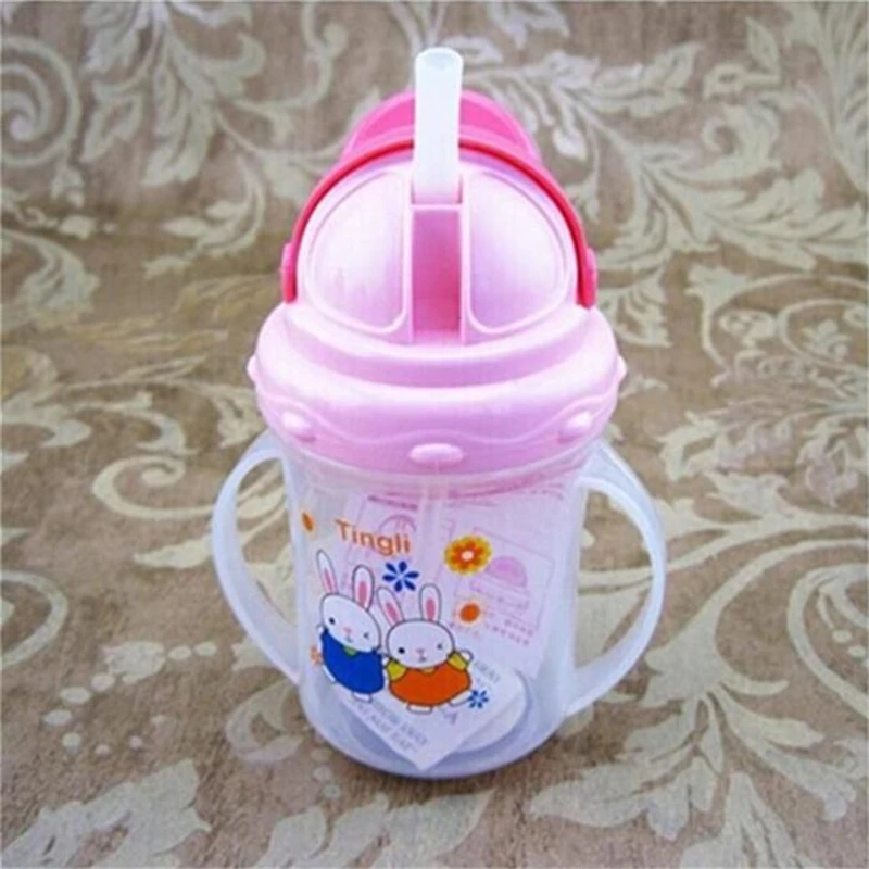 150 мл детская бутылка для воды с соломенной чашка из ПП подарок младенцев детей