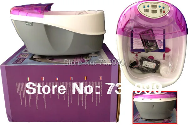 Профессиональный ионно детоксикационный спа для ног в сочетании с раковиной