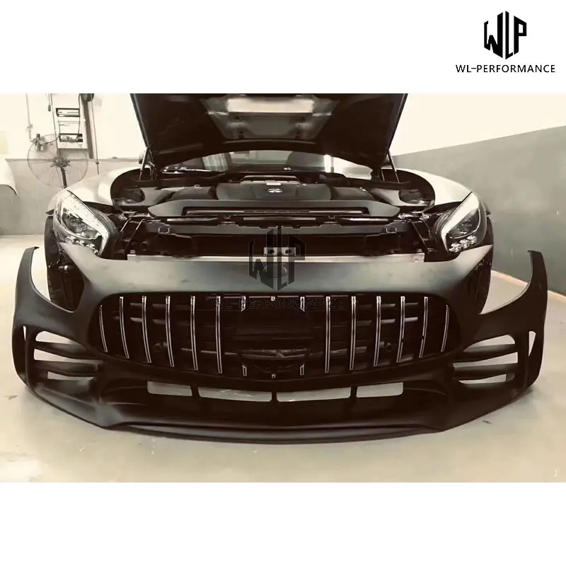 Высококачественный передний бампер из углеродного волокна/FRP upained GT GTS AMG для Mercedes