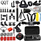 Аксессуары QQT для Gopro hero 7, 6, 5, 4, 3, для SJCAM, SJ4000, xiomials, yi, 4 k, eken h9