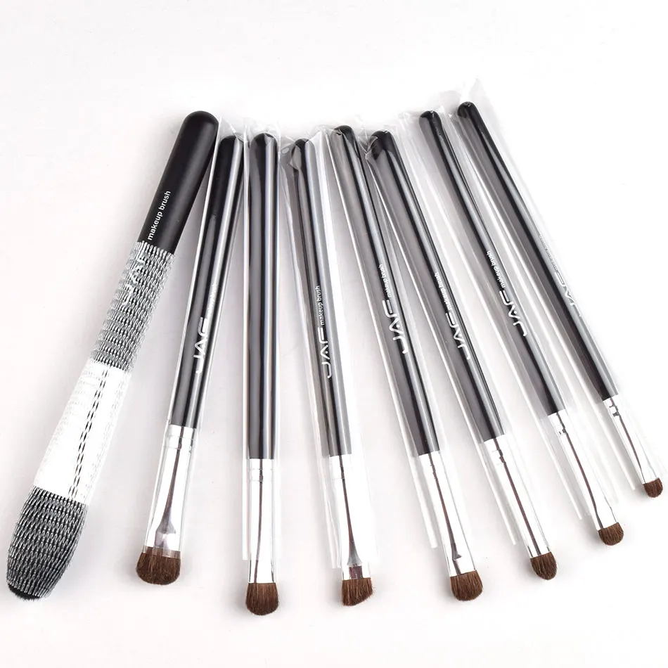 JAF Makeup Brushes for Eyeshadow Blending Classic 8pcs Eye Make Up Brush Set Professional Cosmetic Blush Powder J0815AY-B | Красота и