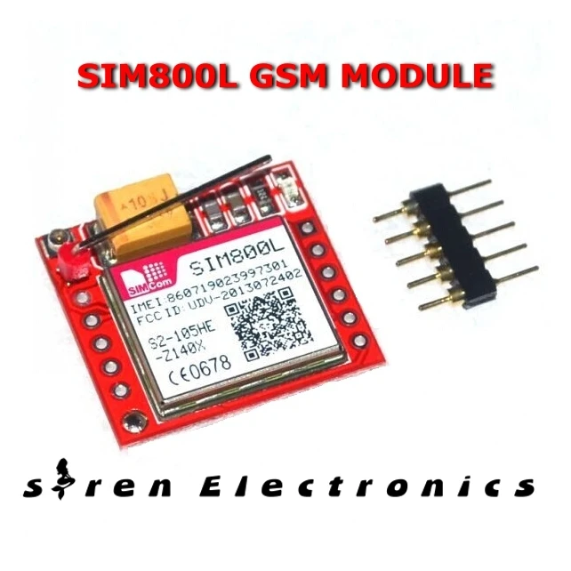1 шт х SIM модуль 800L GPRS GSM Micro карта четырехдиапазонная плата TTL последовательный