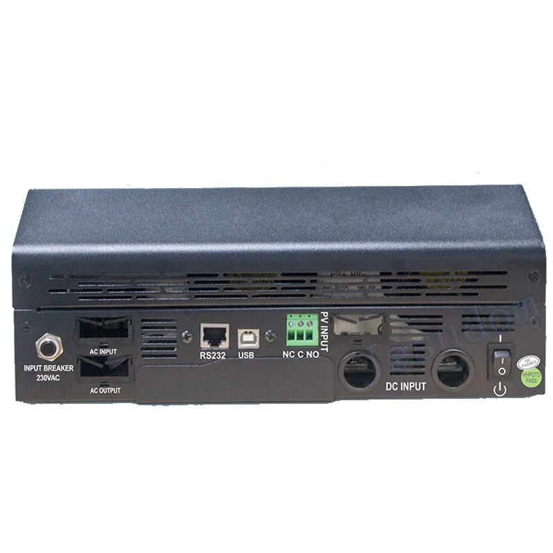 5КВА Гибридный инвертор солнечной энергии чистого синусоидального типа с выходом 220В переменного тока и встроенным ПШИ 48В50А контроллером заряда фотоэлементов с зарядным устройством на 60А переменного тока.