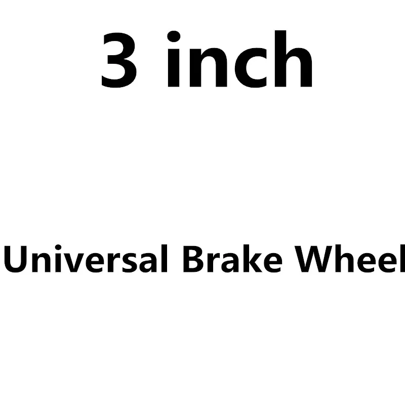 3 inch brake casters 3 дюйма 4 дюйма 5 дюймов Средний рабочий одиночный подшипник пластина деятельности ролик с тормозом - Цвет: 3 inch brake casters