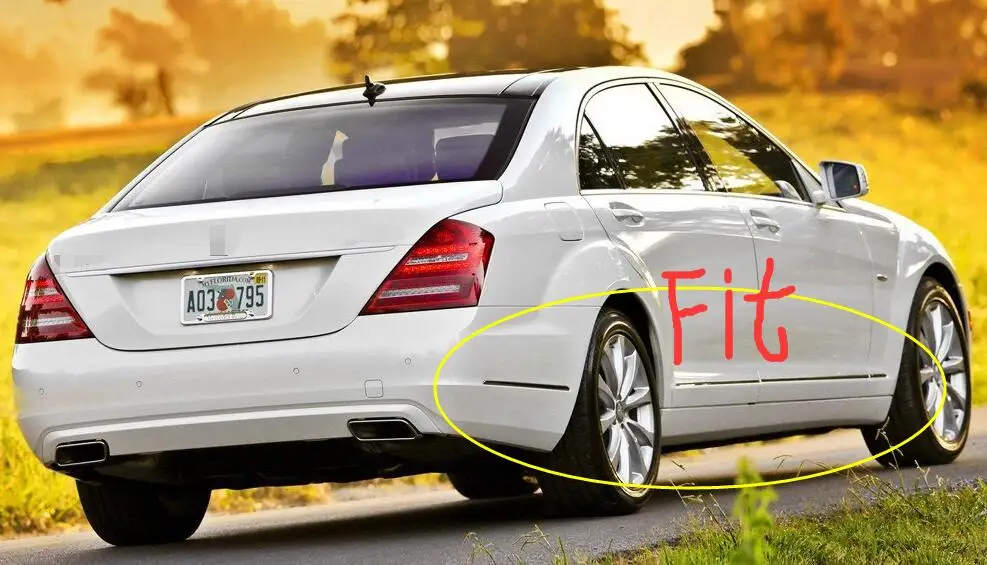 Брызговики для Mercedes Benz S Класс S-класс 2012 2011 2010 2009 2008 W221 V221 2007-2013 Брызговики S300 S350 450