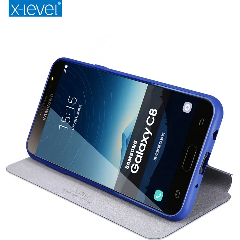 Флип чехол X Level кожаный для Samsung Galaxy A70 A50 A40 J6 J8 A6 A8 2018 S10 S20 Plus e Note 20 10 9 8 A51 A71|Бамперы| |