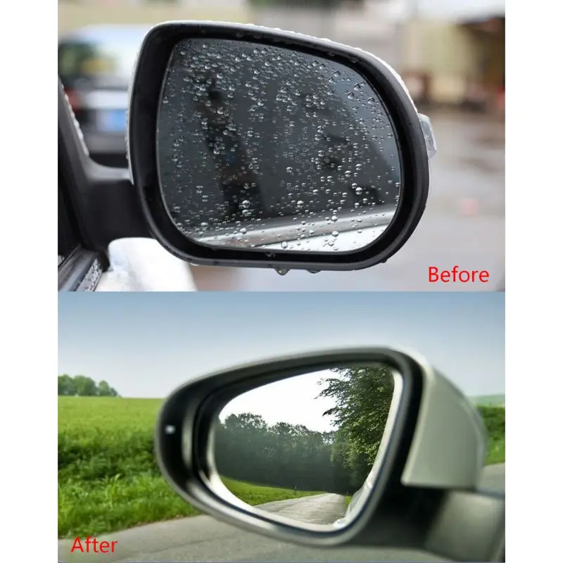 1 Pair Car Anti Water Mist Film Fog Coating Rainproof Hydrophobic Rearview Mirror Protective | Автомобили и мотоциклы