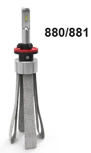 880 Dyoung 2 шт. 8c h15 Светодиодный головной светильник 6000k 12v автомобильный светильник h4 светодиодный лампы h7 h11 h8 h9 9004 9005 9006 9007 h1 h10 h16 880/H27 9012 лампы - Испускаемый цвет: 880