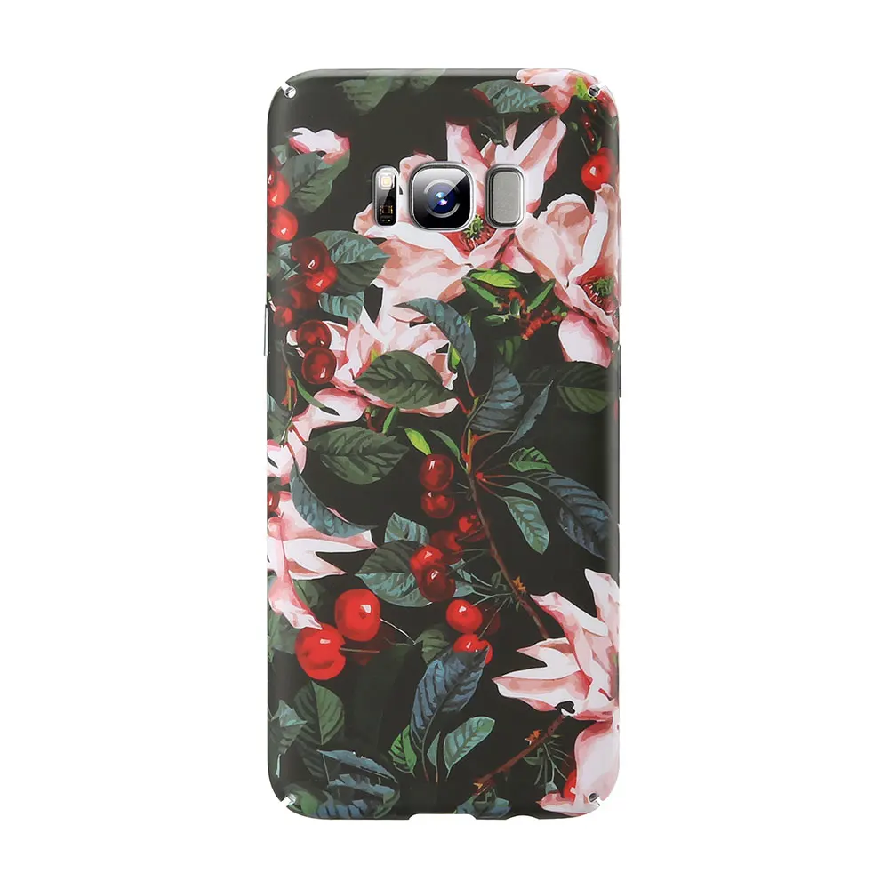 2 KISSCASE в форме листьев и цветка чехол для samsung Galaxy A5 A7 J3 J5 A6 A7 A8 A9 S8 S9 S10 Plus Note 10+ 8 9 S7 жесткий чехол из поликарбоната - Цвет: 2