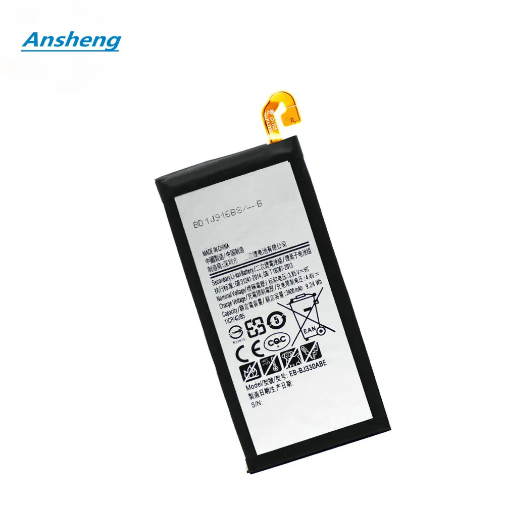 Аккумулятор Ansheng для смартфона Samsung Galaxy J3 2017 аккумулятор 2400 мА/ч смартфонов EB BJ330ABE