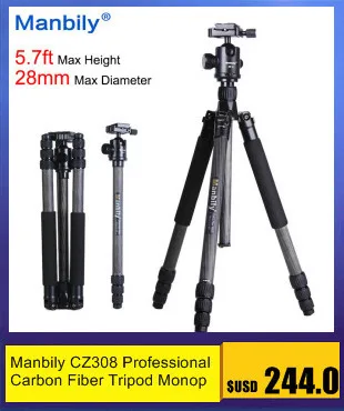 Zomei Q100 мини-штатив монопод Аксессуары для путешествий камеры фотография портативный алюминиевый штатив для цифровой DSLR камеры s