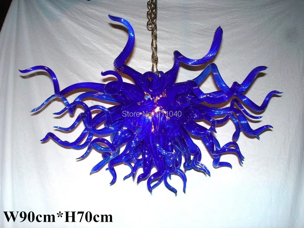 

Free Shipping Blue Glass Christmas Decoration Light