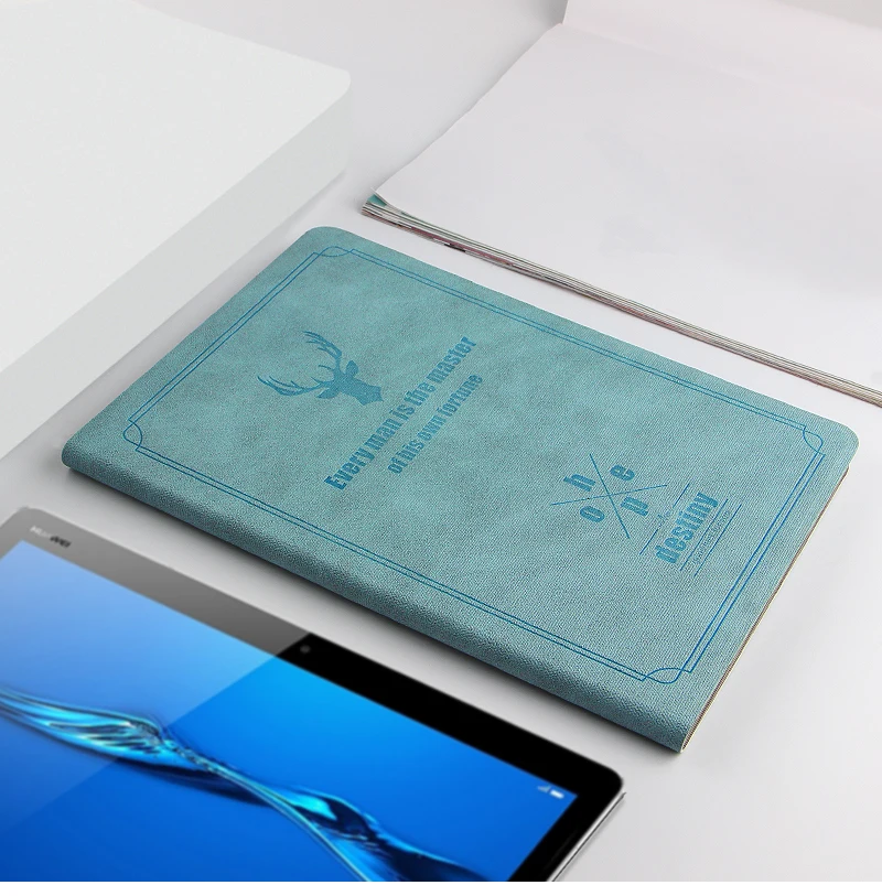 Магнитный кожаный флип чехол с подставкой для Huawei MediaPad M3 Lite 10 детской 1 дюйма
