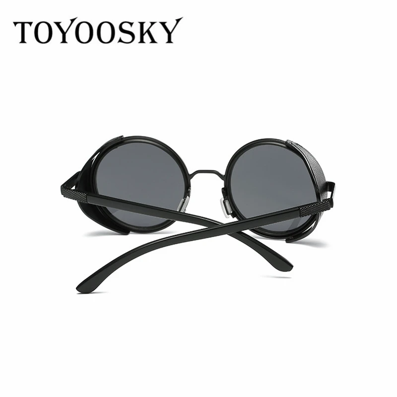 Toyoosky стимпанк Солнцезащитные очки для женщин Для мужчин Винтаж Защита от солнца