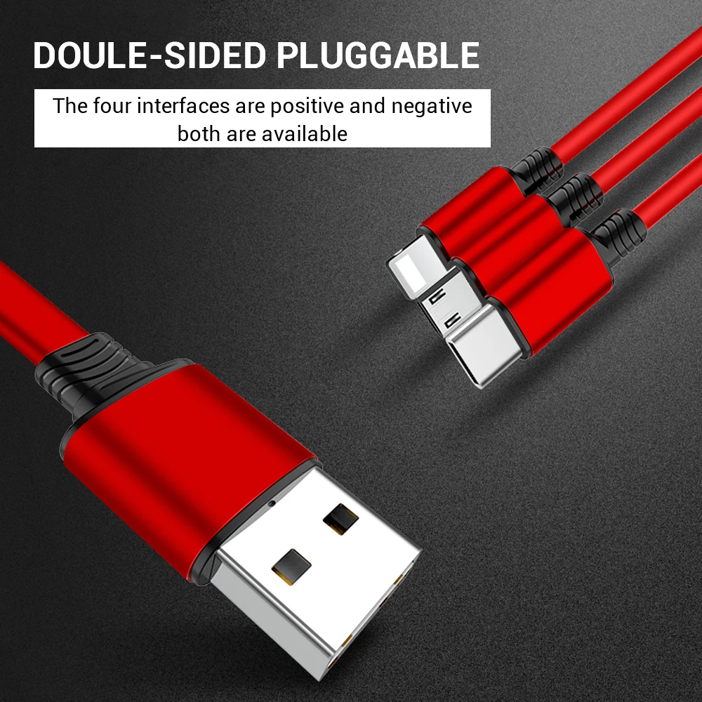 Highever 3 в 1 Выдвижной светодиодный модуль панели управления USB TYPE C 8Pin для Xiaomi samsung