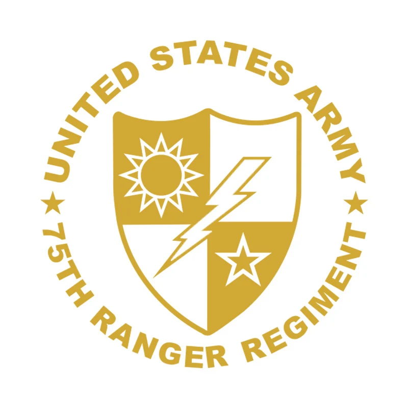 Tangcredy наклейки для автомобиля декоративные армейские 75th Ranger полк на стену дома