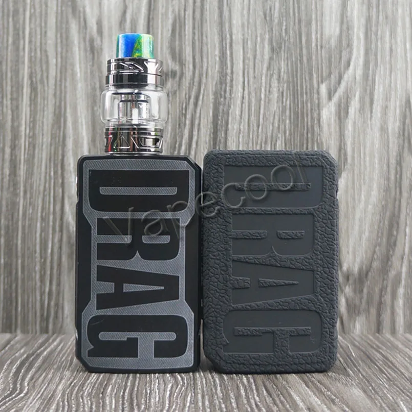 20 шт силиконовый чехол VOOPOO DRAG 2 с противоскользящей текстурой, силиконовый чехол, варп-рукав, подходит для Vape VOOPOO DRAG V2 177W TC BOX MOD