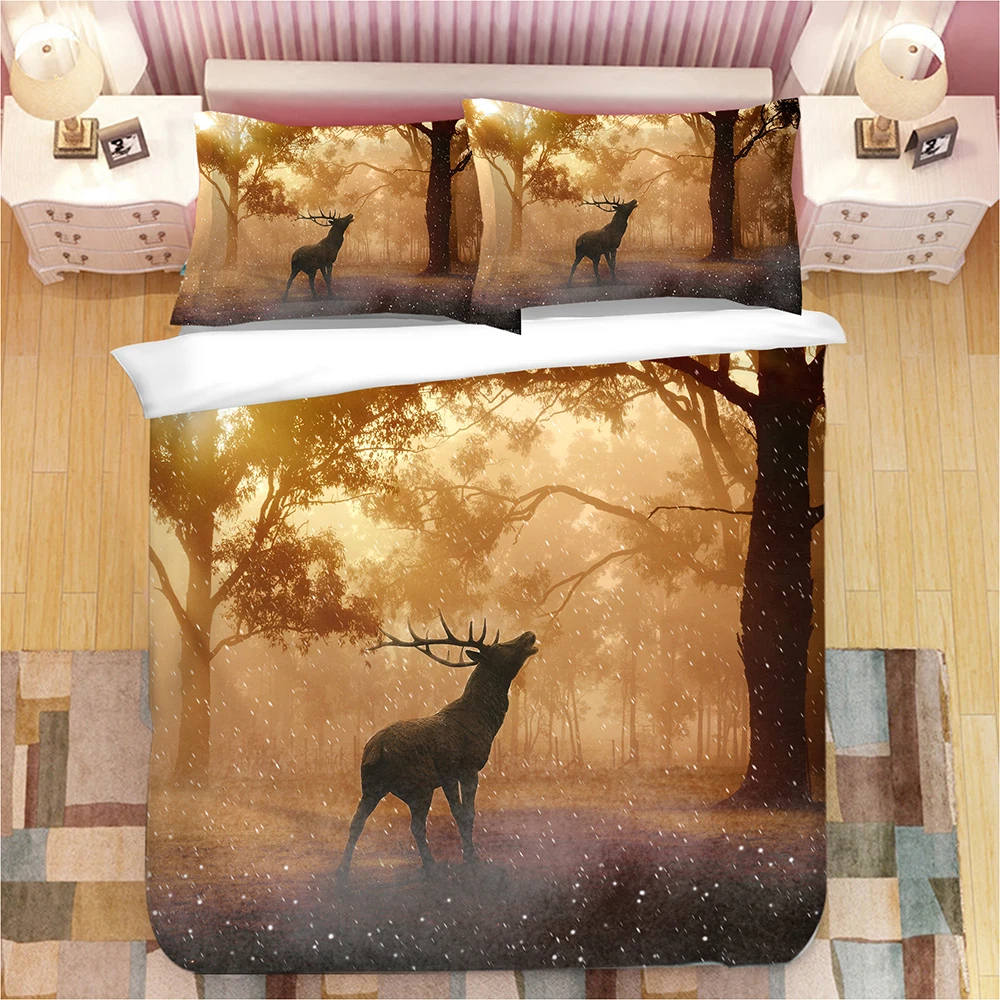 Bedding Outlet Owl Dream Catcher with Feathers Set Watercolor Duvet Cover set 3pcs full sizewith Pillowcases Bedclothes | Дом и сад