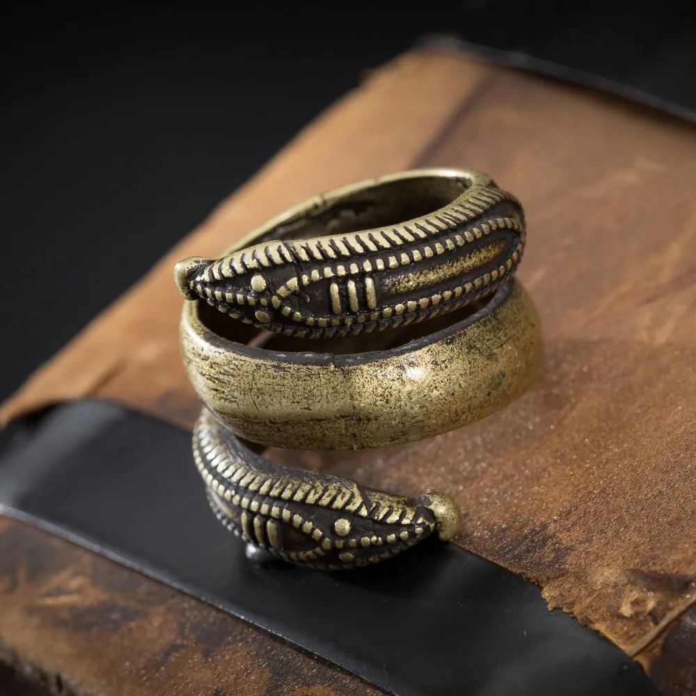 5 шт. славянского мира кольцо змея древний символ Анель кольца-Амулеты Viking Bague Для