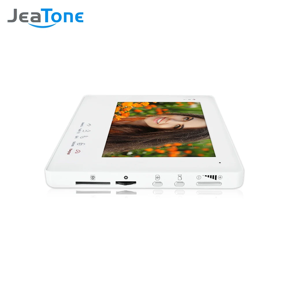 Видеодомофон JeaTone 7 дюймов Водонепроницаемый дверной звонок камера для телефона