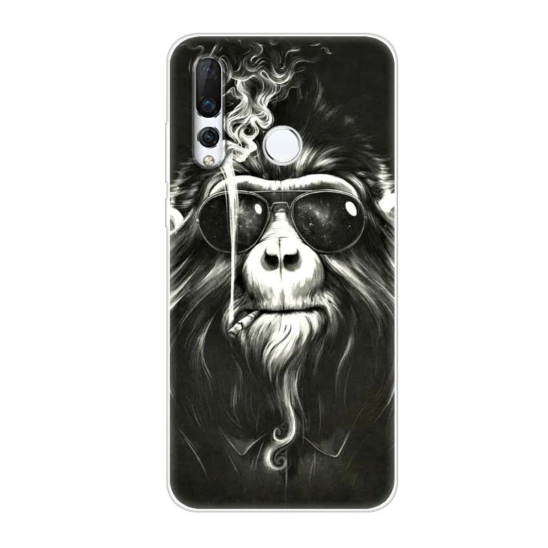 Мягкий чехол для huawei nova 4 Обложка крутой узор полная защита мягкий силиконовый nova4