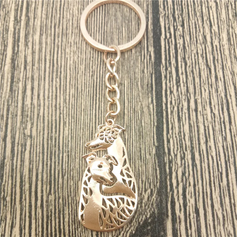 Белая деталь модные украшения для домашних животных собак парные брелоки ключей