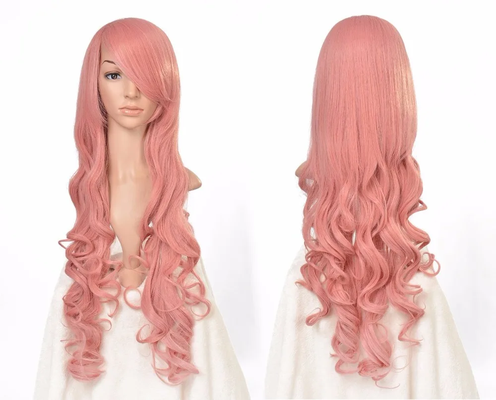 Черный парик Fei-Show синтетический термостойкий карнавальный костюм на Хэллоуин