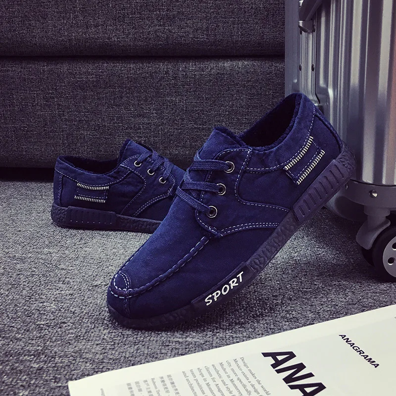 2017 Fashion Men Casual Shoes Denim Canvas British Flag Lace Up Breathable Mens Zapatos Hombre 5013 | Обувь