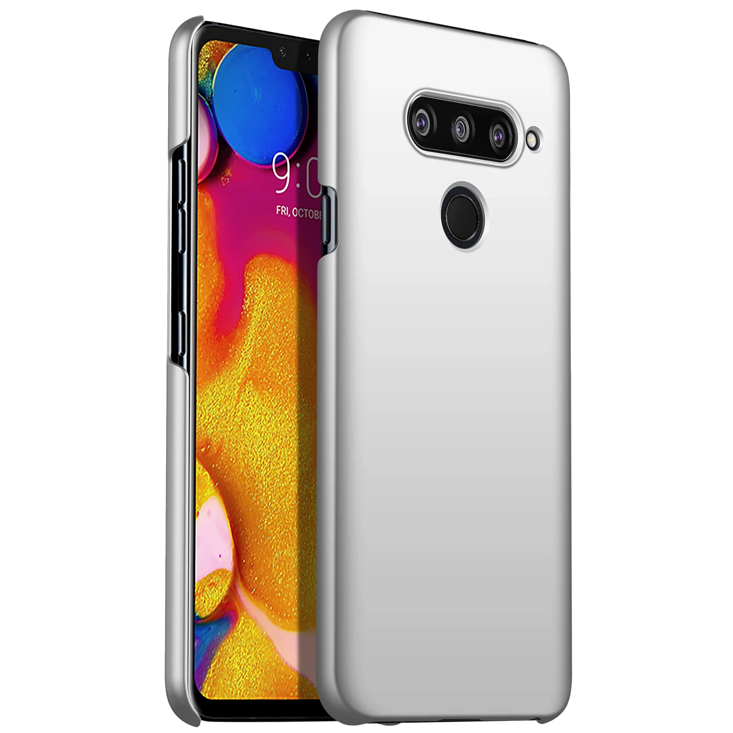 Silver Чехол для LG V40 G5 G6 G7 V30, Ультратонкий минималистичный тонкий защитный чехол для телефона, задняя крышка для LG G7 ThinQ - Цвет: Silver