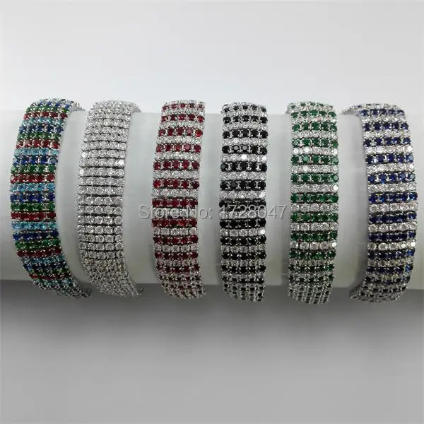 

Luxury Wide Bracelets AAA+ Zircon Micro Pave Bangle Senior Fashion Evening Party Jewelry For Women