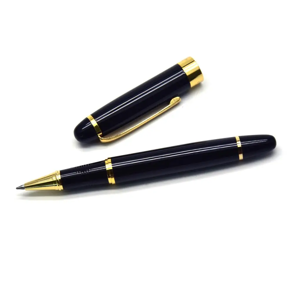 Blacksingle-Blue ink Guoyi A316 Новая Металлическая гелевая ручка, красная, черная, для обучения, офиса, школы, канцелярские принадлежности, подарок, роскошная ручка и отель, шариковая ручка для бизнеса - Цвет: Blacksingle-Blue ink