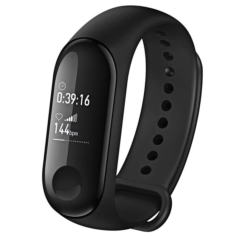 Xiaomi Mi Band 3/4 OLED Экран сенсорный Управление Браслет фитнес-трекер для измерения сердечного ритма Смарт-браслет Xiaomi Mi группа