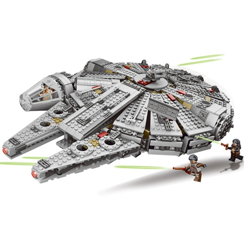 Строительные блоки Millennium игрушки Falcon совместимые legoed Звездные войны космический