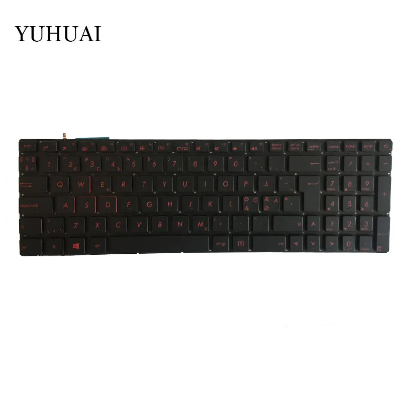 Скандинавская Клавиатура для ноутбука ASUS GL552 GL552J GL552JX GL552V GL552VL GL552VW N552VW N552VX G771JM G771JW