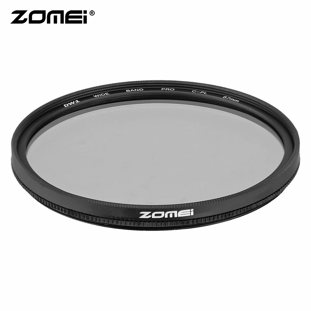 Zomei Slim-CPL фильтр 58 мм 62 67 72 77 82 круговой поляризационный 49 52 55 Тонкий CIR-PL