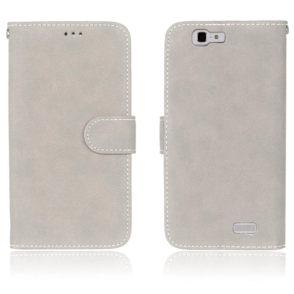 Флип чехол для huawei G7 Fundas класса люкс из искусственной кожи с откидной крышкой для Coque huawei Ascend G7 C199 L01 L03 Чехол-бумажник с отделениями для карт - Цвет: Gray