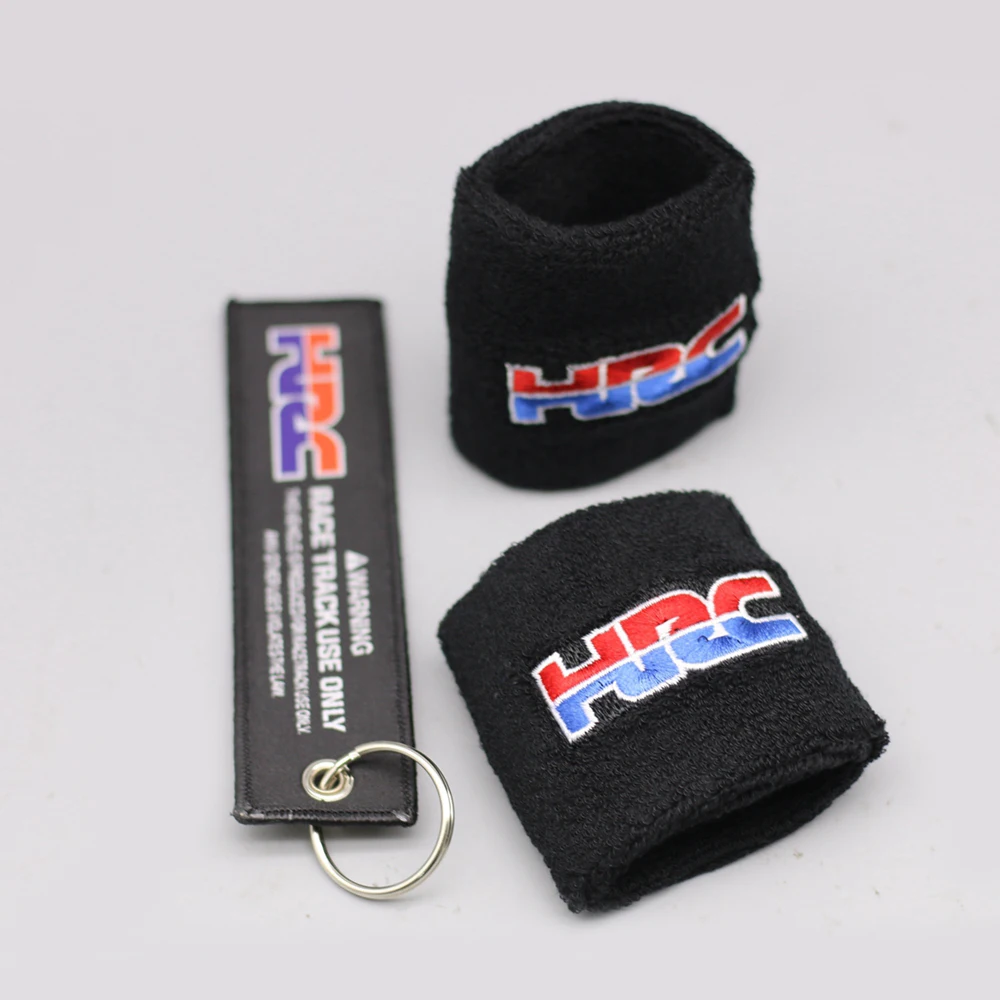 

Universal HRC Motorcycle Brake Fluid Reservoir Clutch Tank Oil Cup Cover Socks For Honda VFR 800 / 750 / 1000 CBF1000 CBR1100XX
