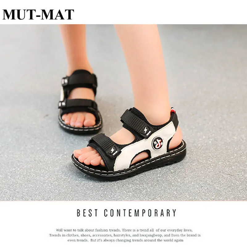 Детская обувь Детские кожаные сандалии переносной легкий из водонепроницаемого