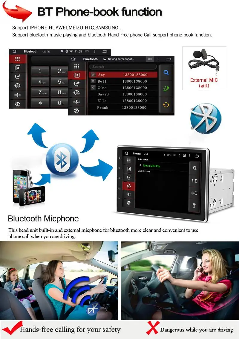 10,1 дюймовый универсальный автомобильный dvd-плеер на основе Android с gps wifi BT DVR, стерео аудио радио, съемная панель, автомобильный ПК/мультимедийное головное устройство