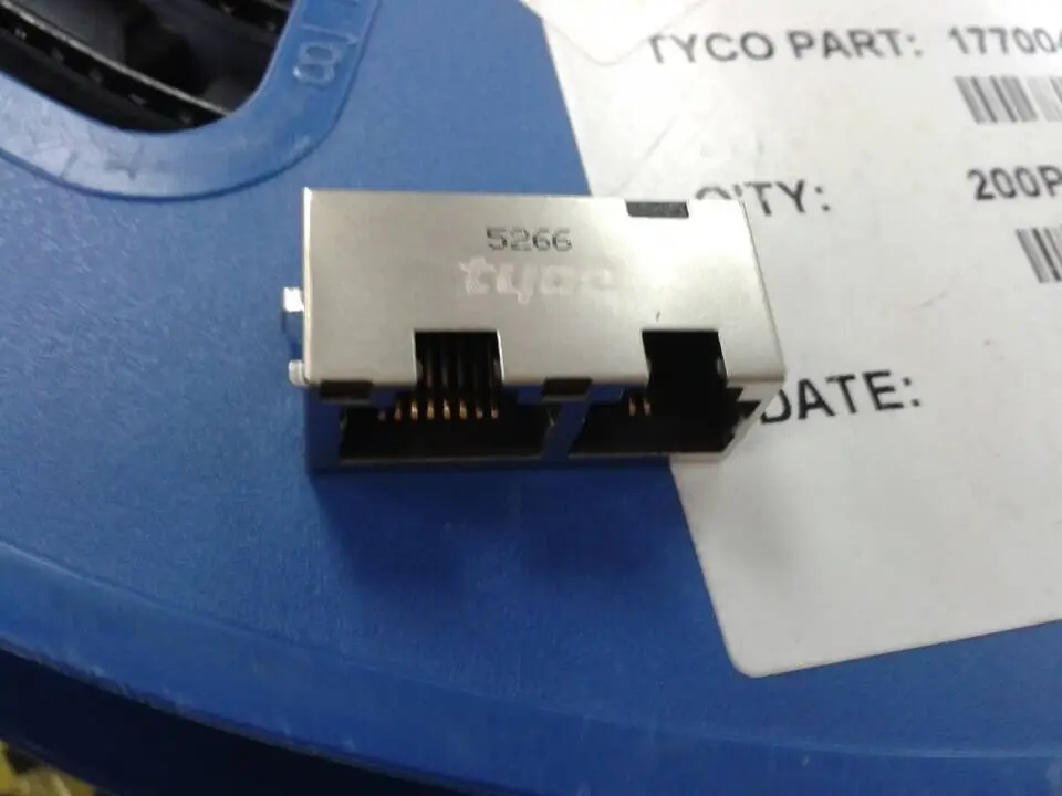 Комбинированный разъем RJ45 RJ11 со светодиодным VAO новый и оригинальный AMP TYCO |