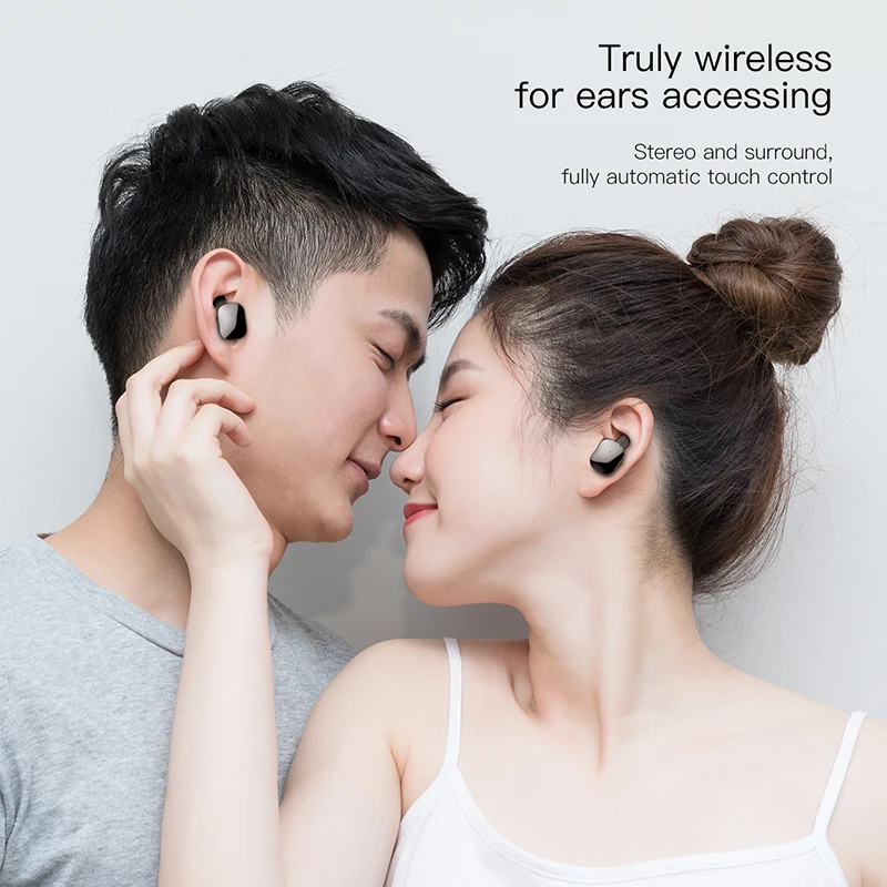 Беспроводные наушники Baseus Bluetooth стерео вкладыши гарнитура с микрофоном для iPhone