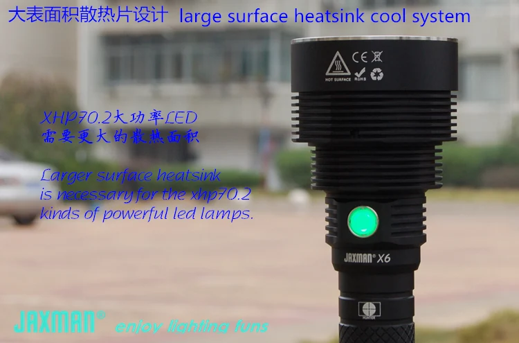 JAXMAN X6 hunter XHP70.2 26650 Тяжелый жесткий светильник светодиодный светильник для ночной охоты для самообороны