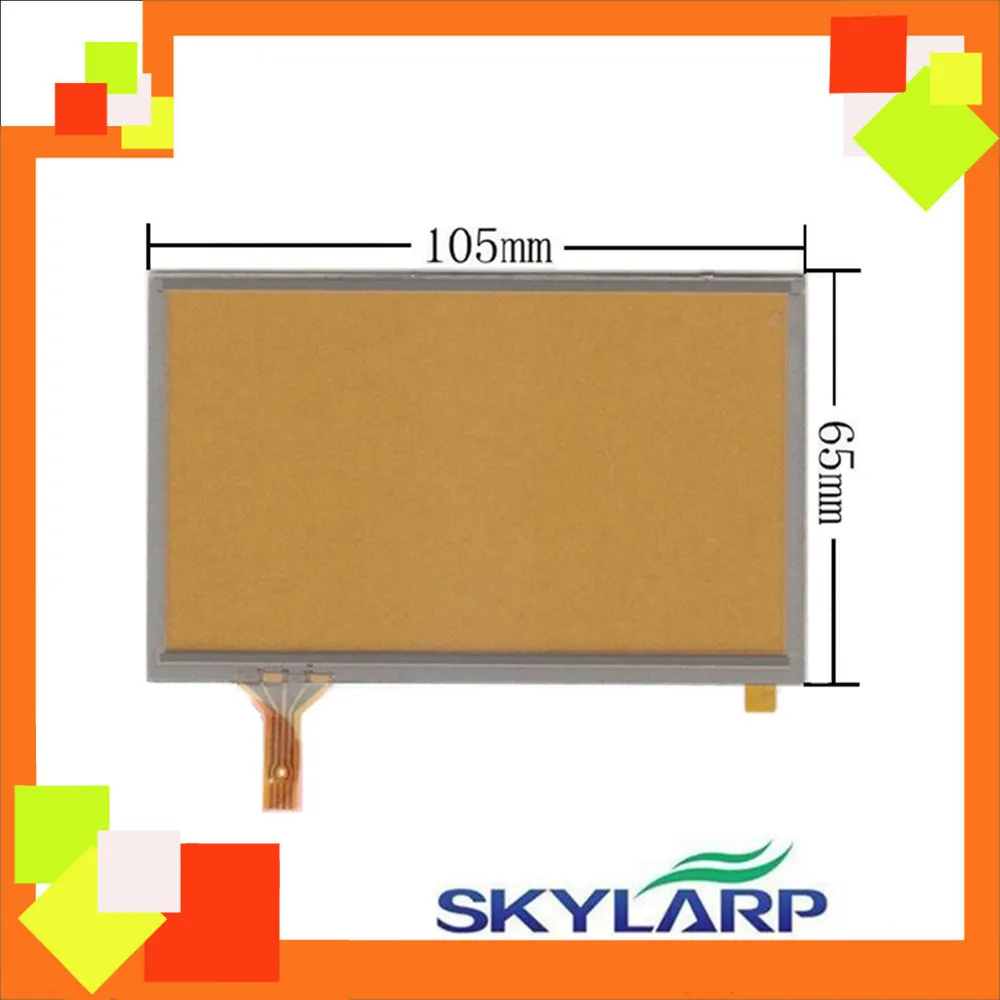 Новый 4.3 дюймов 4 Проводной Резистивный Сенсорный Экран Панели 105 мм * 65 сенсорным