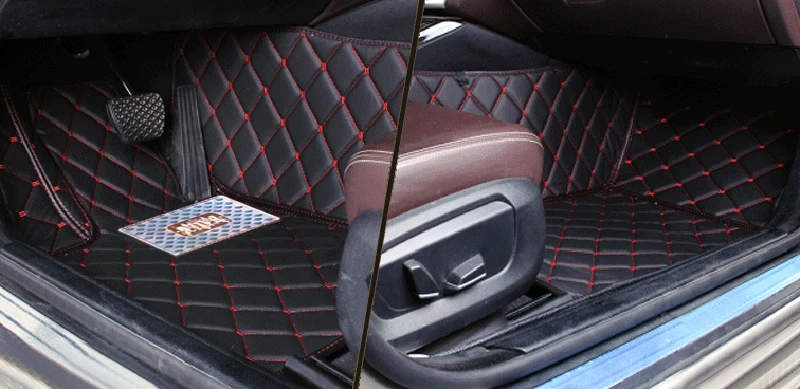 Для BMW X1 F48 2016 2017 2018 автостайлинг! Аксессуары кожаный коврик для салона автомобиля