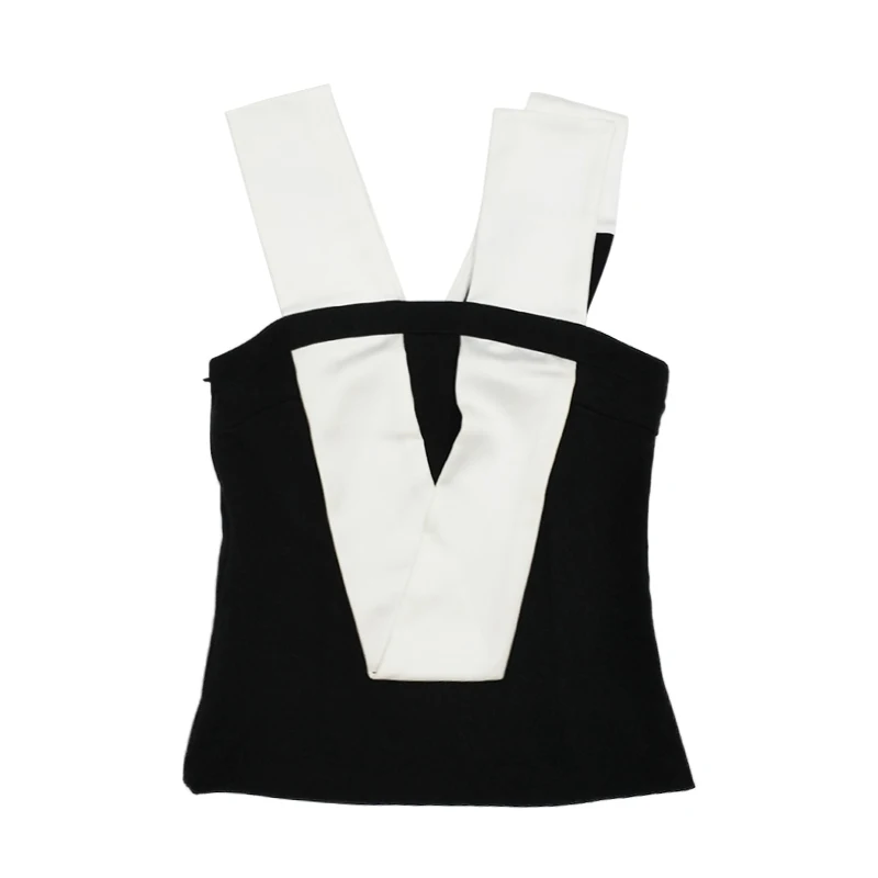 VANLED 2017 Лето Черный Белый Рукавов Блузка Рубашки Женские Сексуальные Без Бретелек