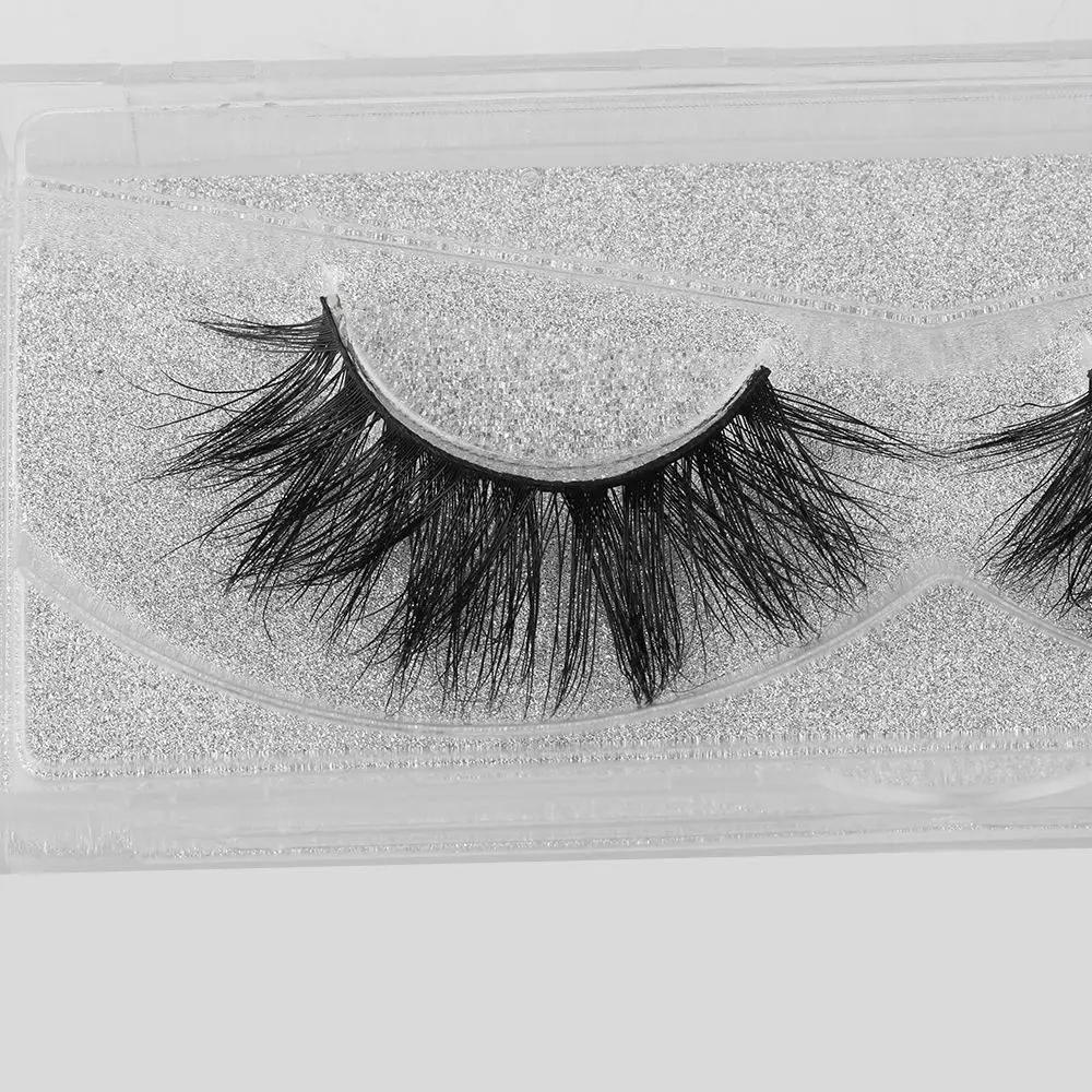 10 пар 100% натуральные норковые накладные ресницы длинные многослойные мягкие