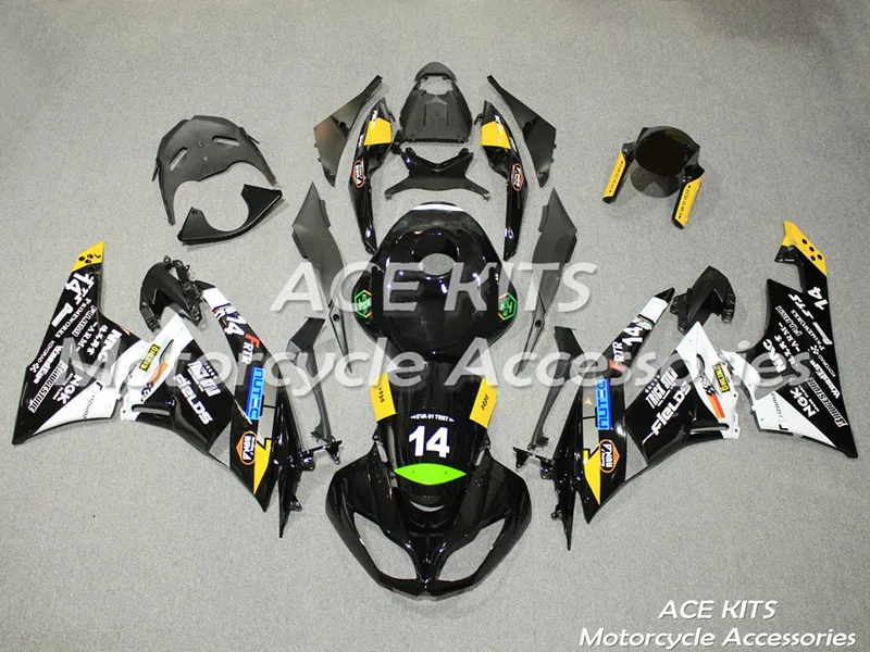 

New ABS motorcycle Fairing For kawasaki Ninja ZX6R 636 2009 2010 2011 2012 Injection Bodywor All sorts of color No.51