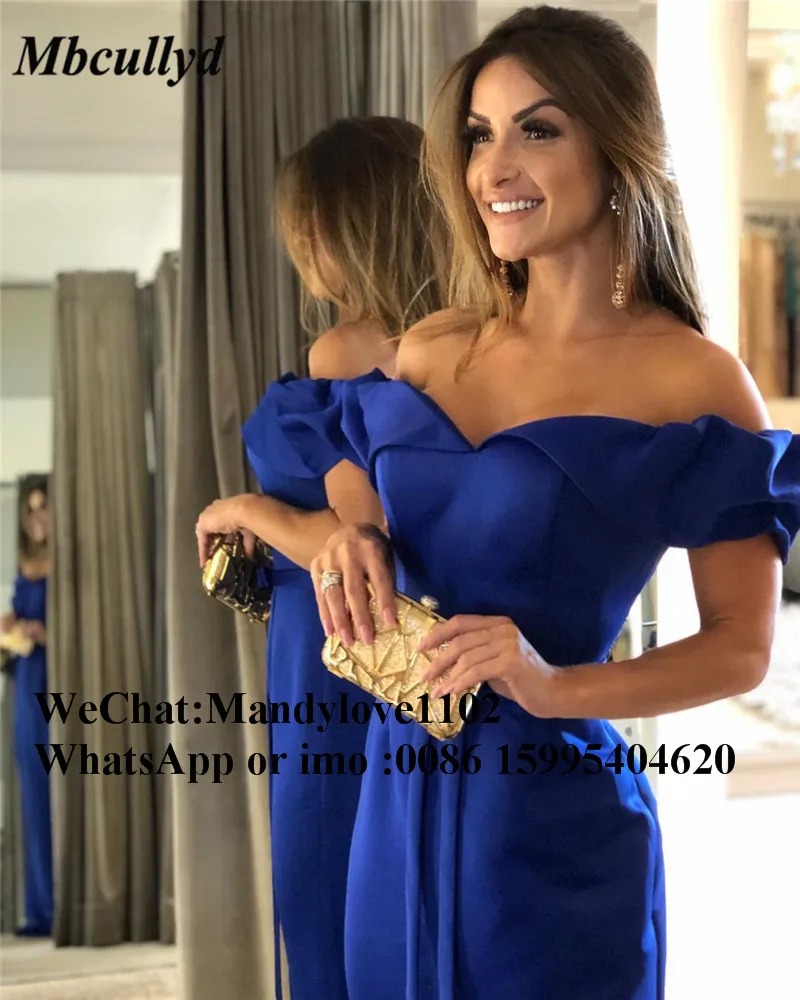 Женское вечернее платье с открытыми плечами Mbcullyd длинное русалка в пол 2019|Платья